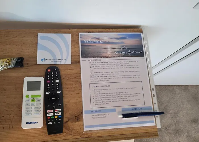 Sea View Luxury Appartment-parking Daire