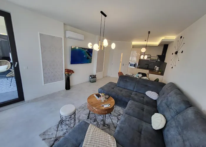 Daire Sea View Luxury Appartment-parking *